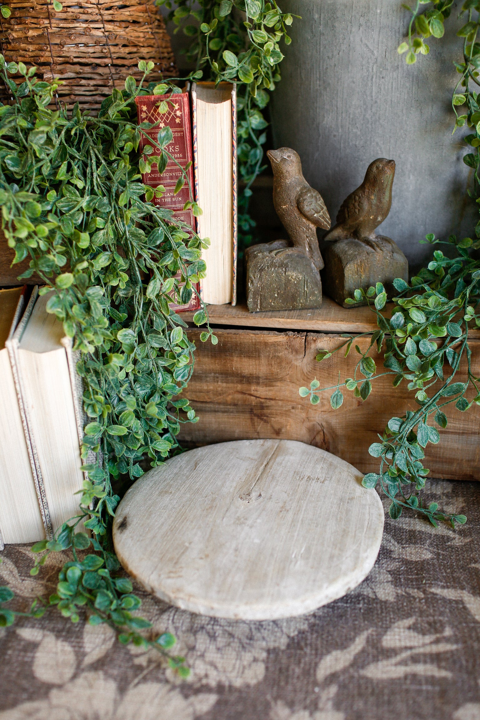 Vintage Teak Wood Riser