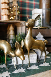 Vintage Brass Regency Deer