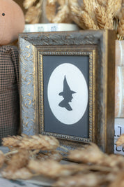 Witch Silhouette Framed Art The Little Burlap Barn