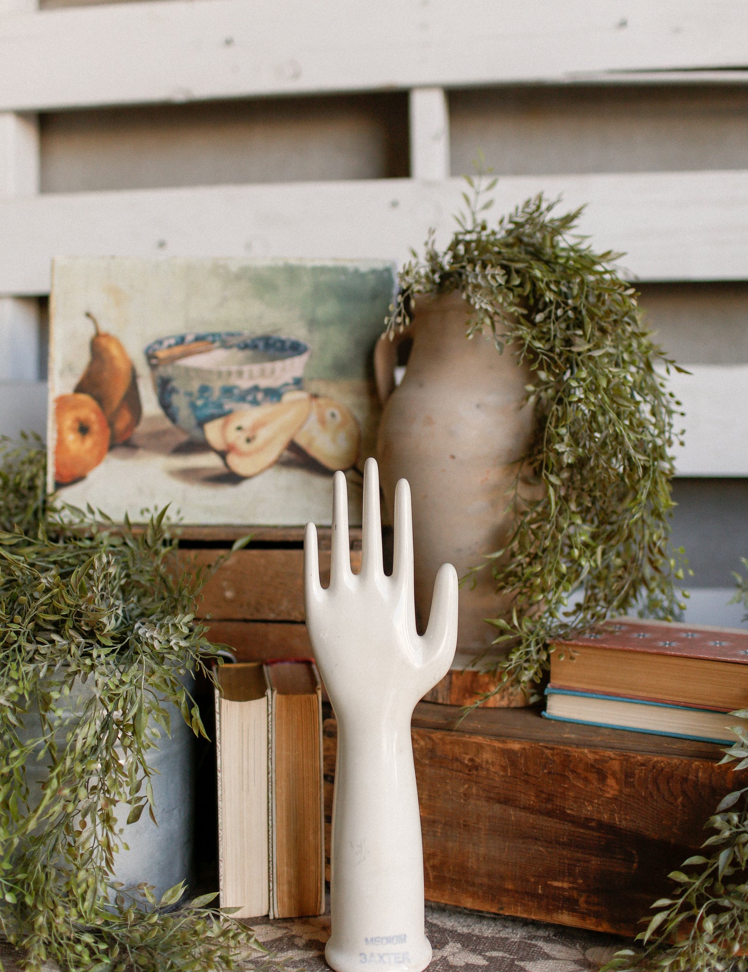 Vintage Industrial Ceramic Glove Mold (M) The Little Burlap Barn®
