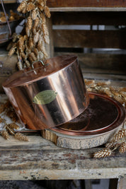 Vintage Copper Cake Plate