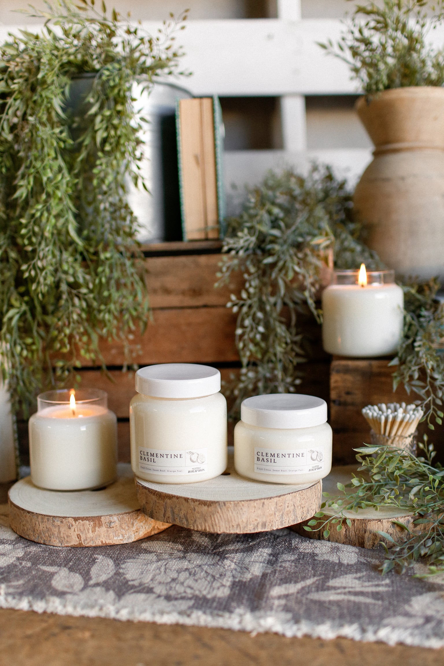 Apothecary Candle-Clementine Basil