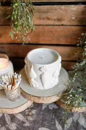 Stoneware Veggie Candle