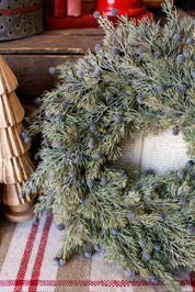 Midnight Juniper Mini Wreath