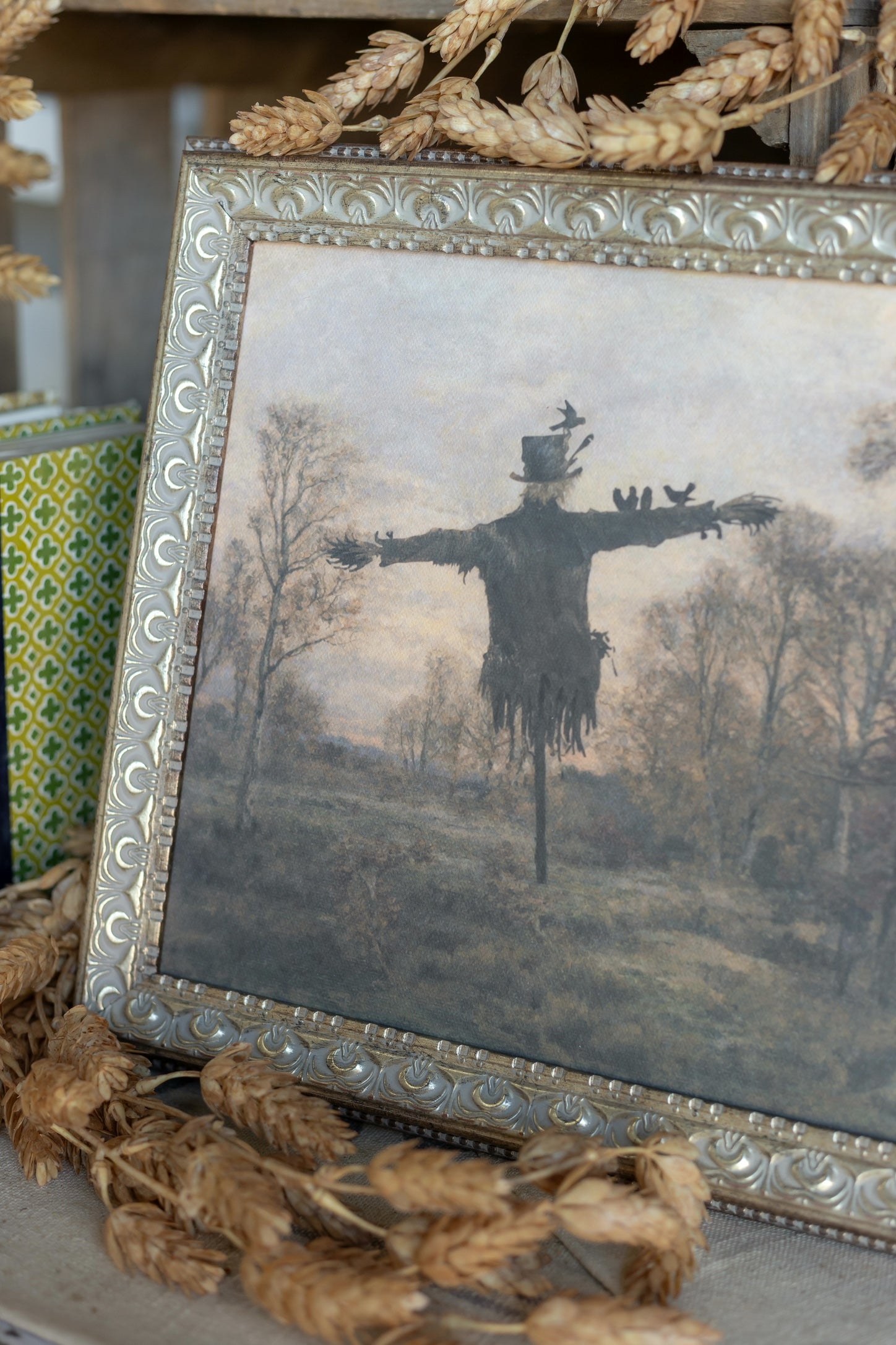 Scarecrow Framed Art The Little Burlap Barn