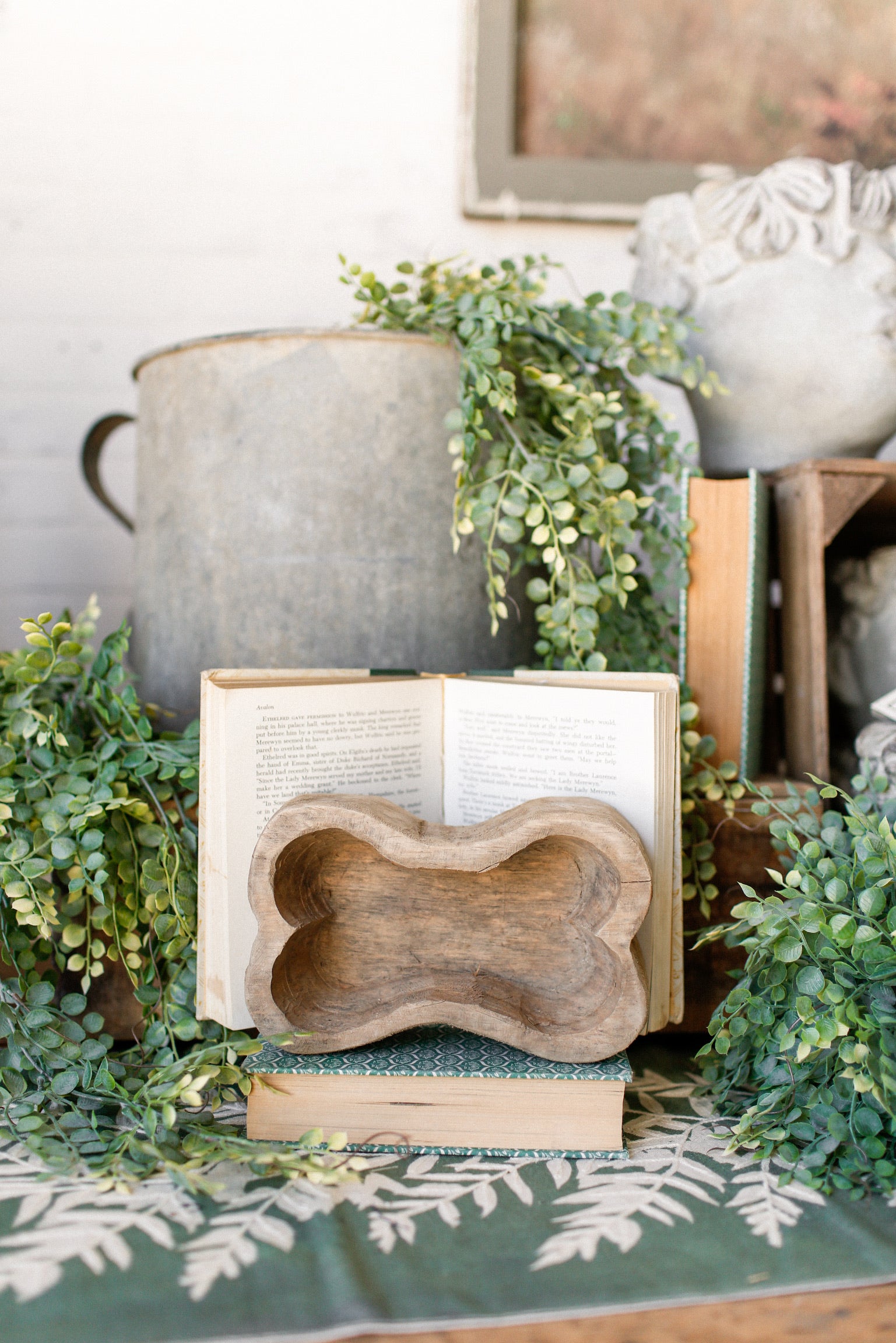 Mini Wood Dog Bone Bowl The Little Burlap Barn®