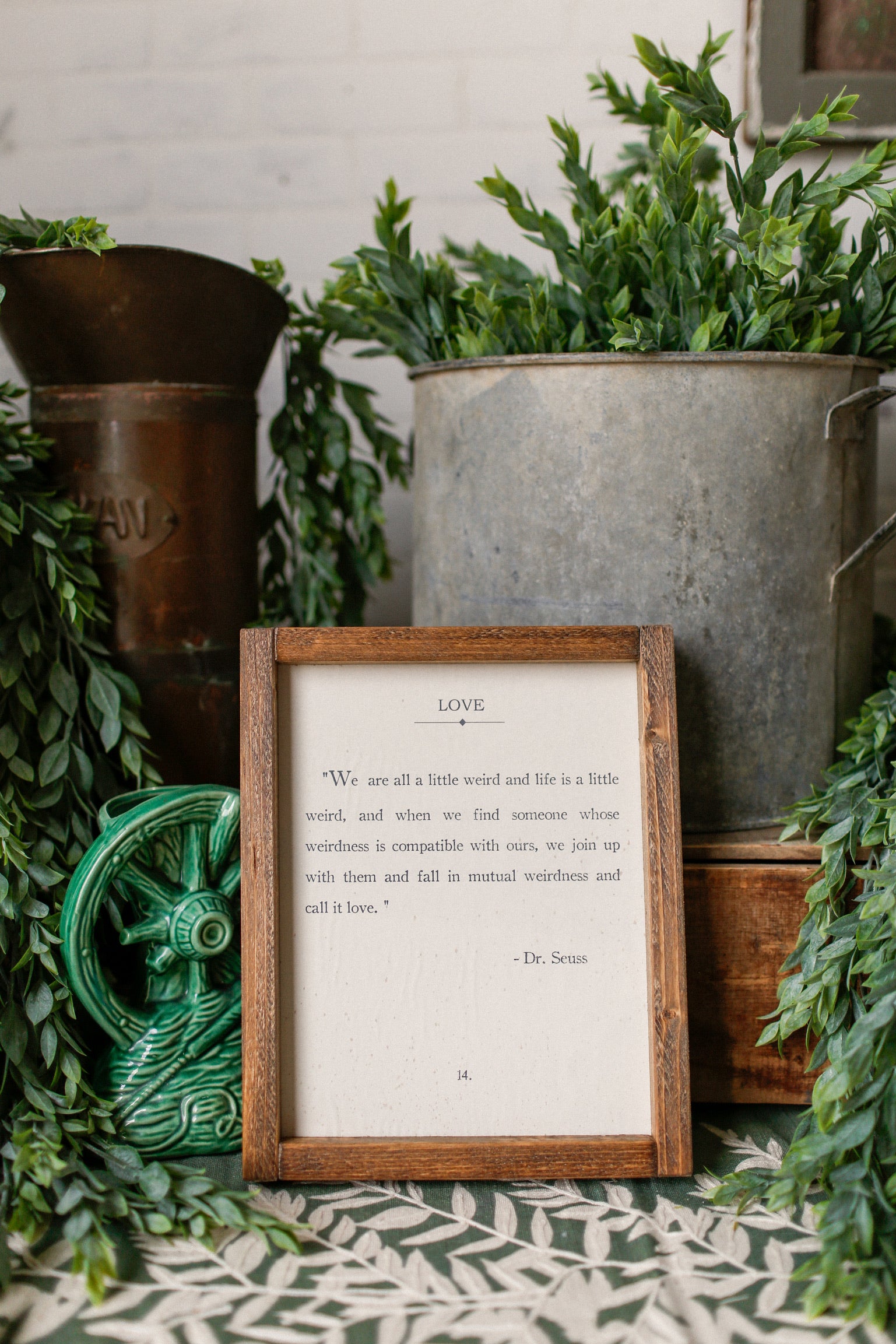 Handmade Love Framed Sign The Little Burlap Barn®