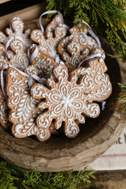 White Gingerbread Ornament