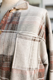 Rust Plaid Button Down