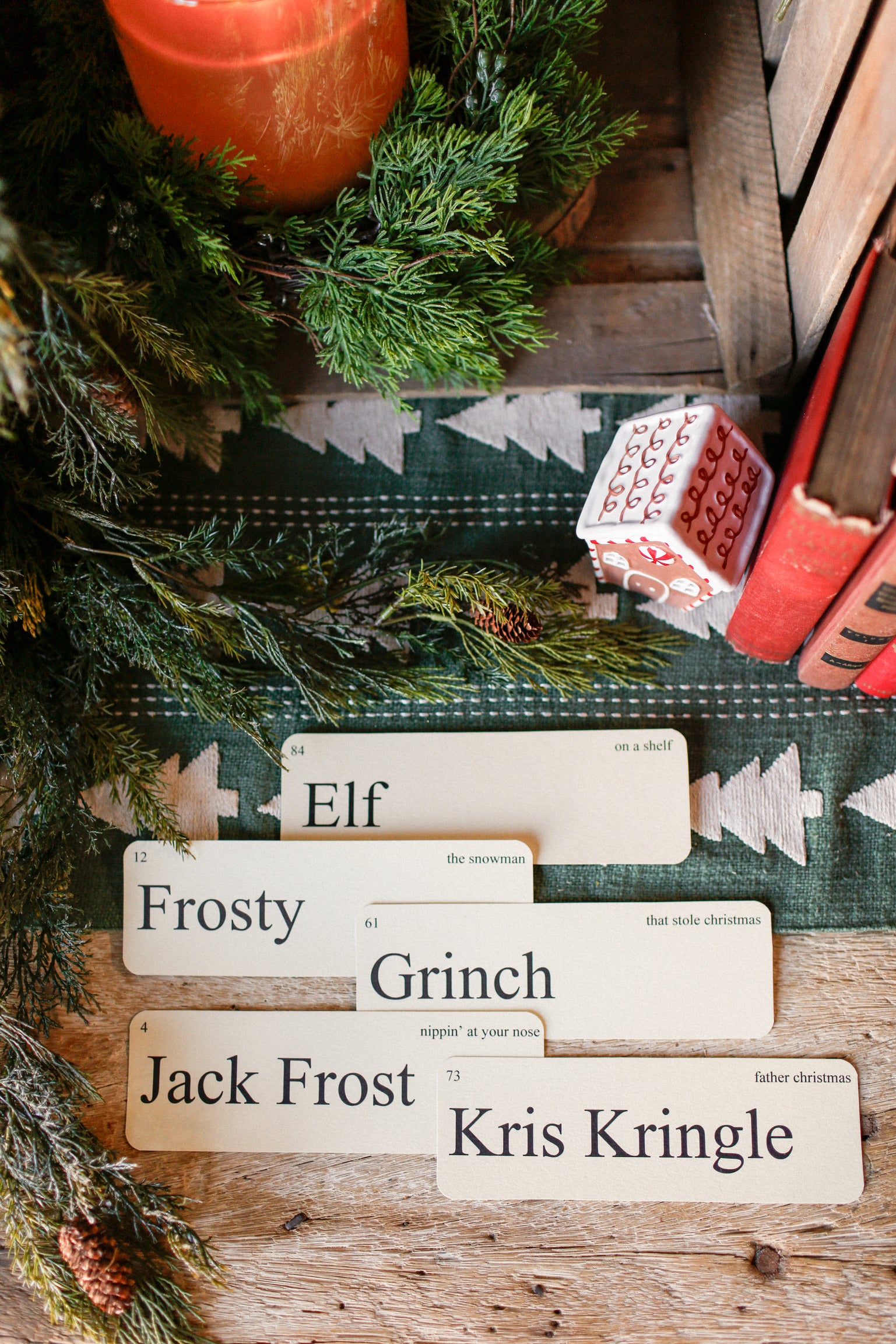 Holiday Character Flashcard