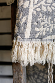 Woodland Fringe Throw