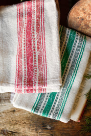 Noel Stripe Kitchen Towel Set
