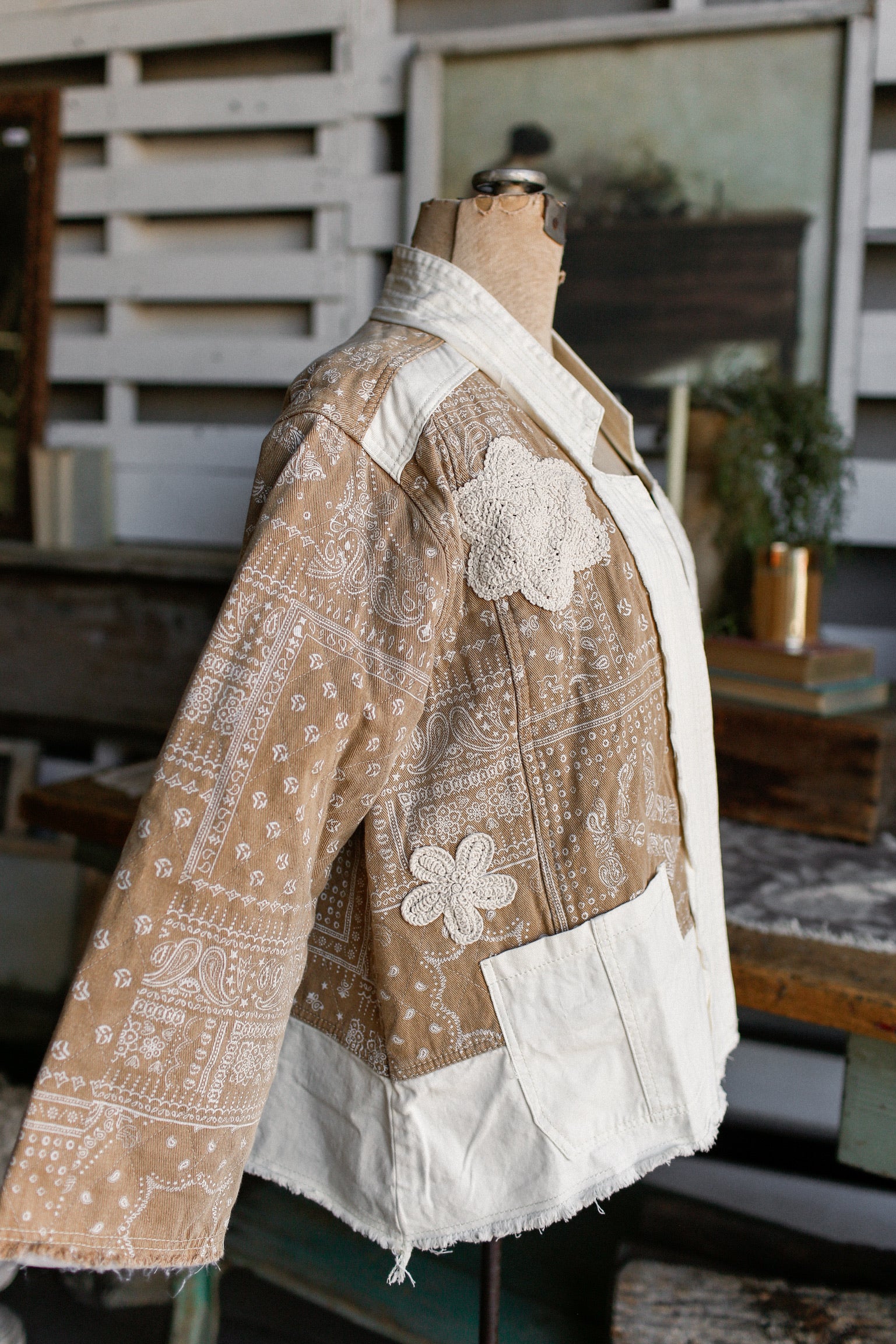 Paisley Quilted Jacket The Little Burlap Barn®