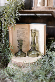Forest Green Candlestick