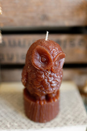 Owl Candle