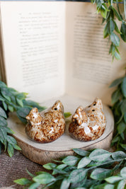 Stoneware Chicken S&P Shakers