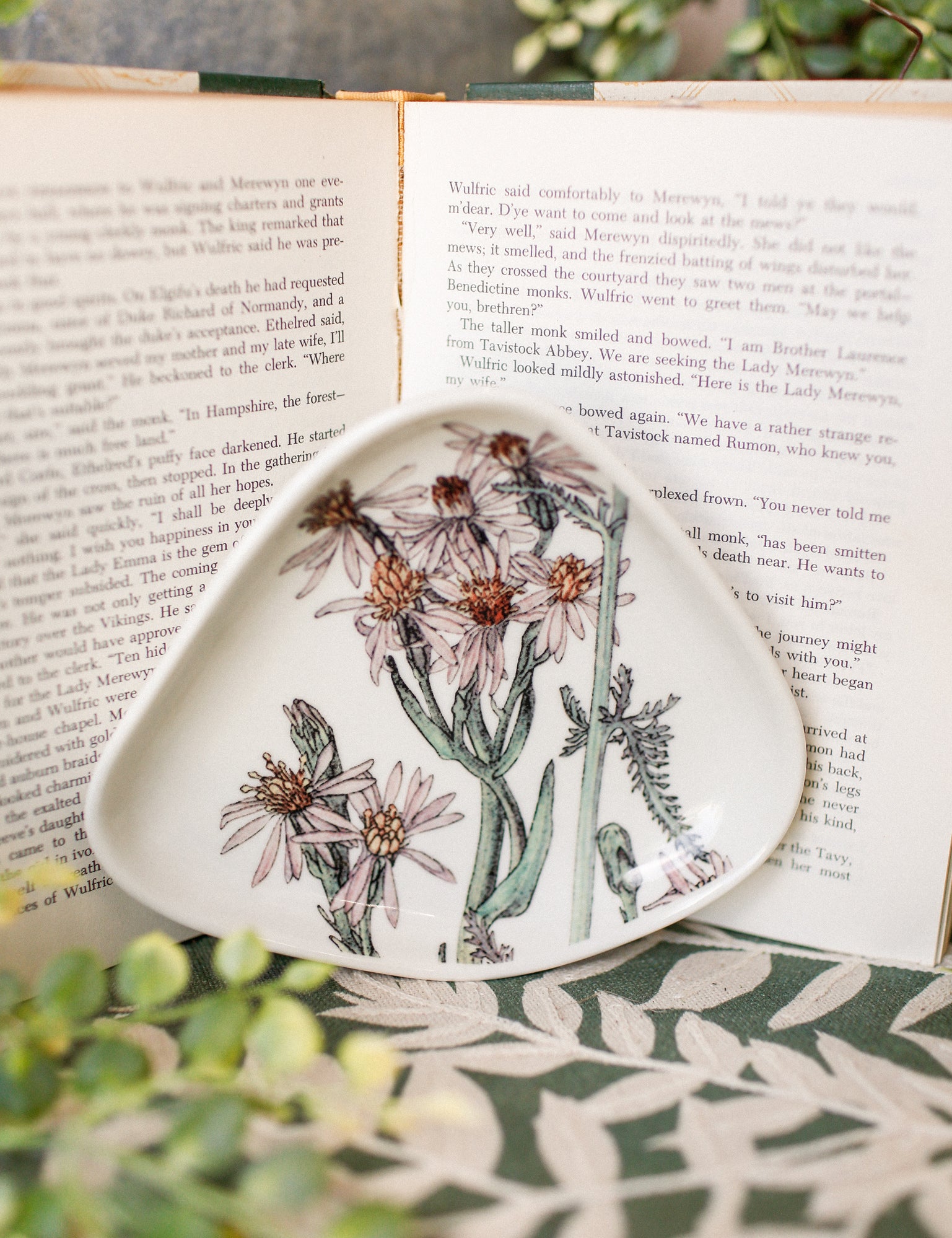 Stoneware Floral Dish The Little Burlap Barn®
