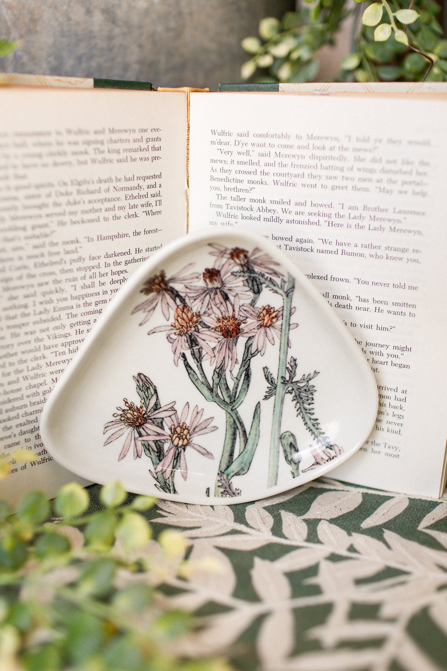 Stoneware Floral Dish The Little Burlap Barn®
