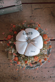Whimsy Wildflower Mini Wreath (Pumpkin)