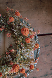 Whimsy Wildflower Mini Wreath (Pumpkin)