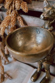 Brass Standing Fox
