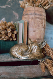 Brass Sleeping Fox