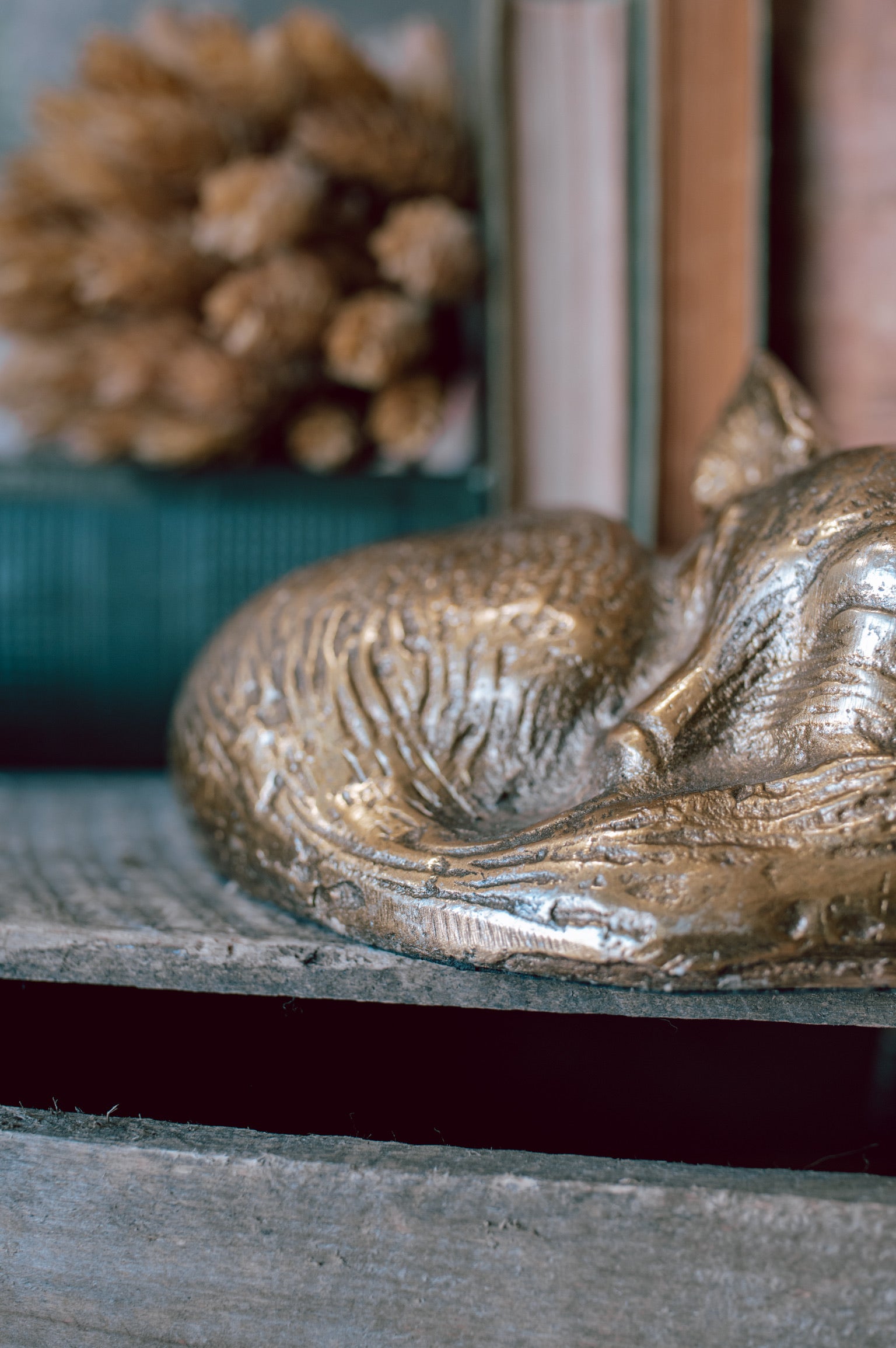 Brass Sleeping Fox