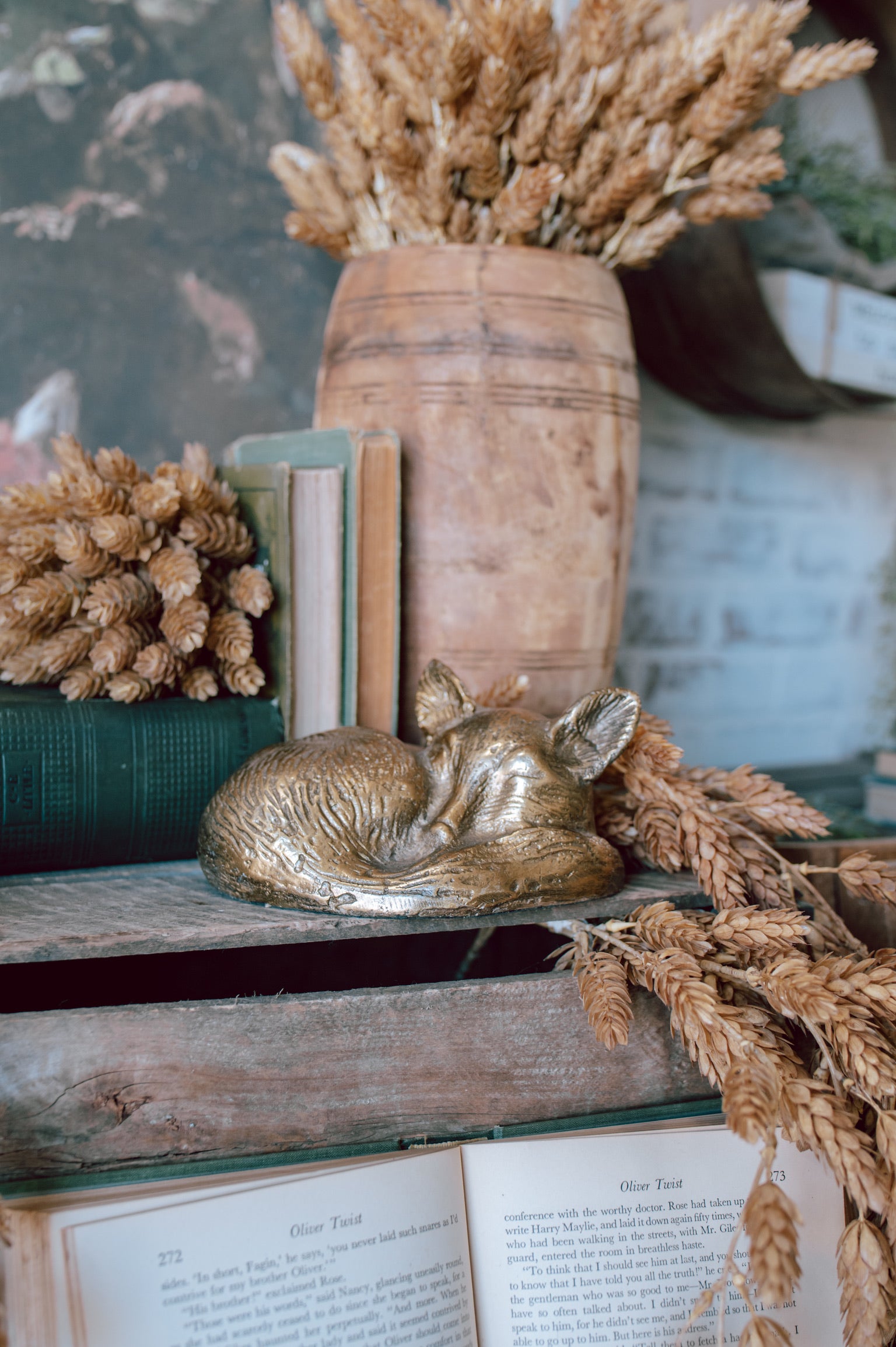 Brass Sleeping Fox
