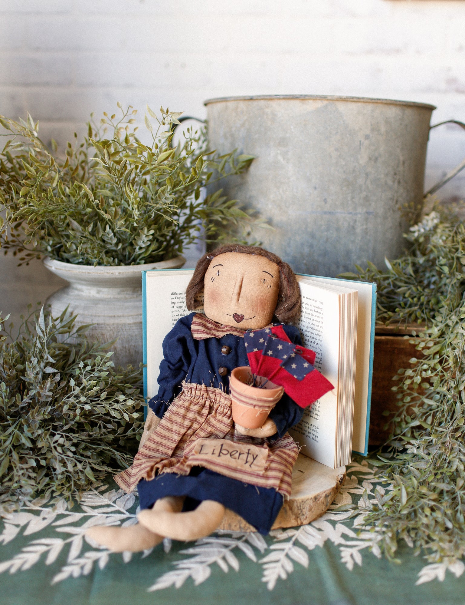 Handmade Liberty Doll The Little Burlap Barn®
