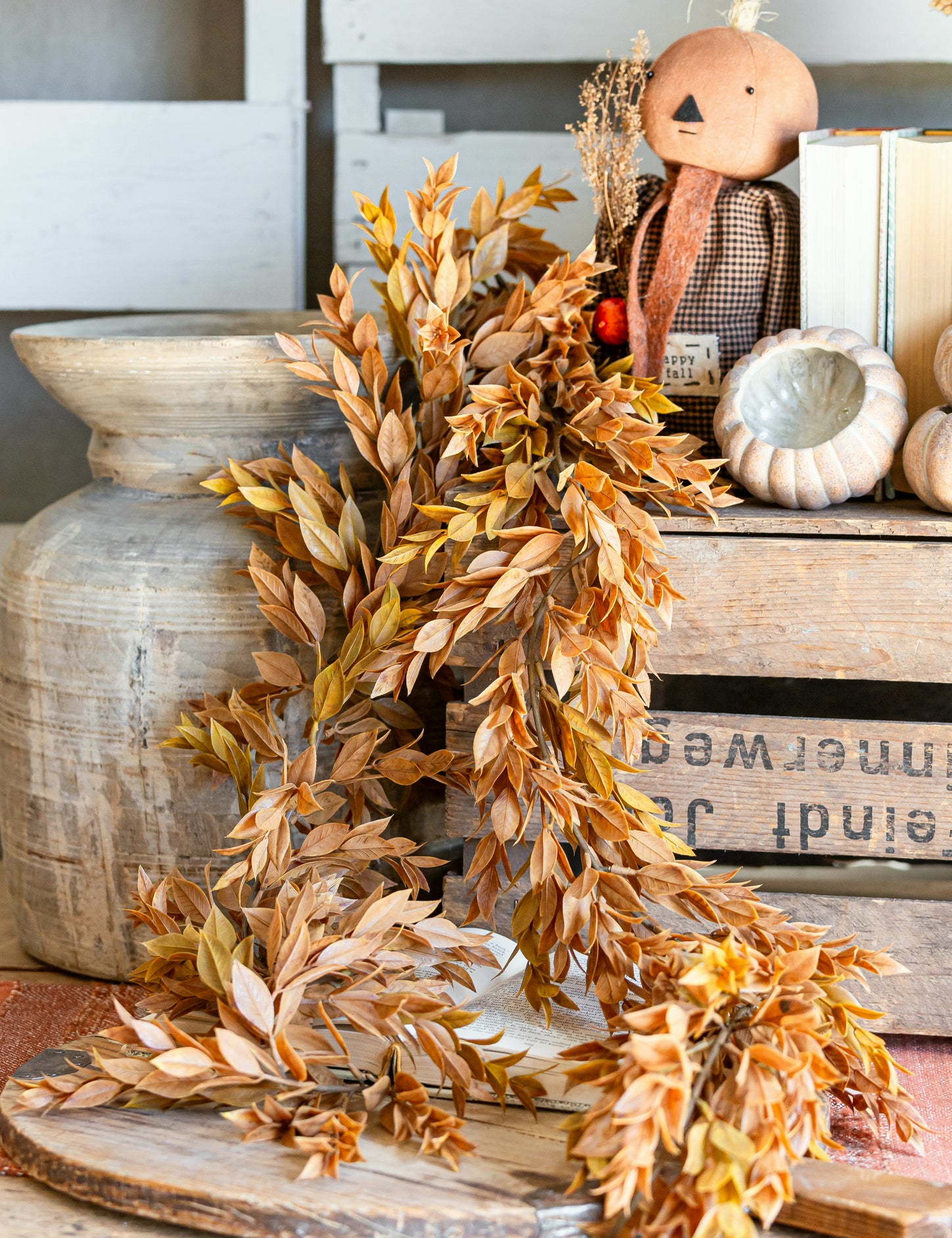 Sienna Hollow Garland The Little Burlap Barn