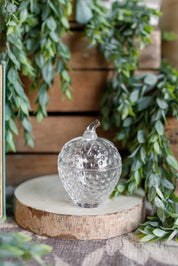Glass Strawberry Jar