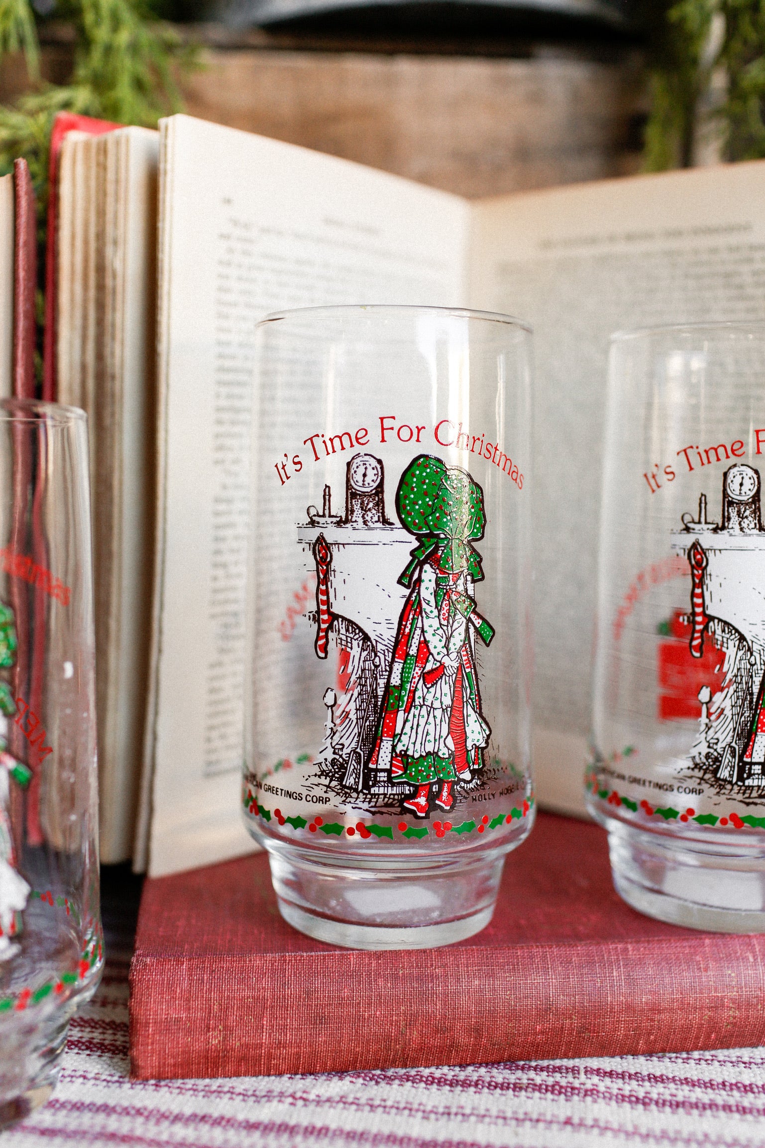 Vintage Coca Cola Holly Hobbie Glass