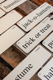 Halloween Flashcard
