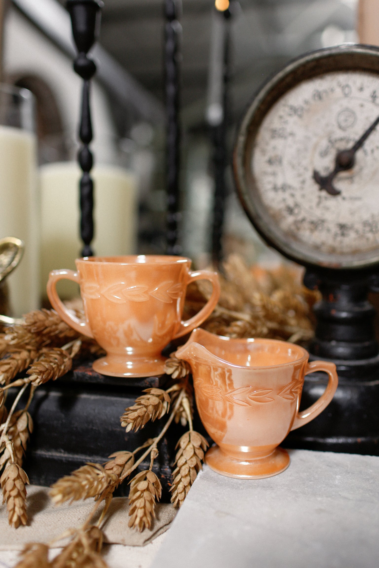 Vintage Fire King Cream & Sugar Set The Little Burlap Barn®