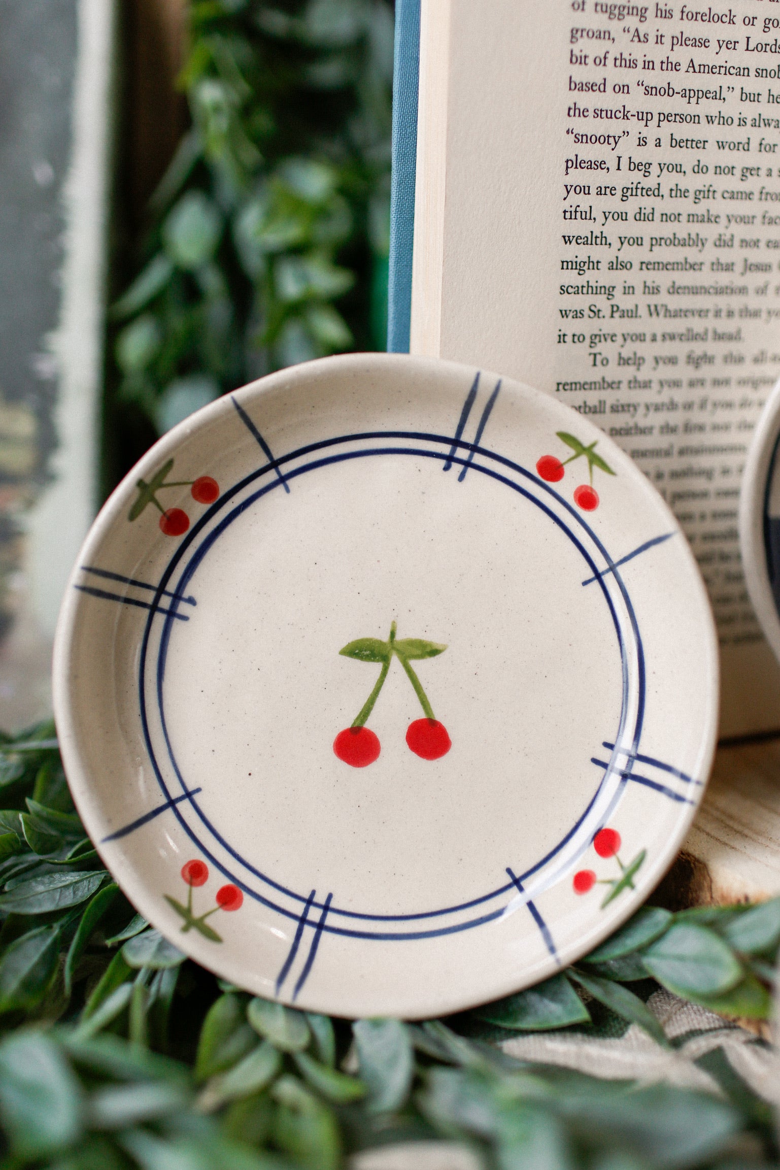 Stoneware Striped Charm Dish The Little Burlap Barn®