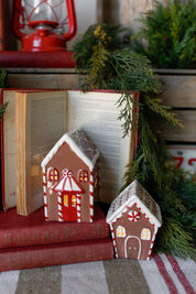 Ceramic Lighted Gingerbread House