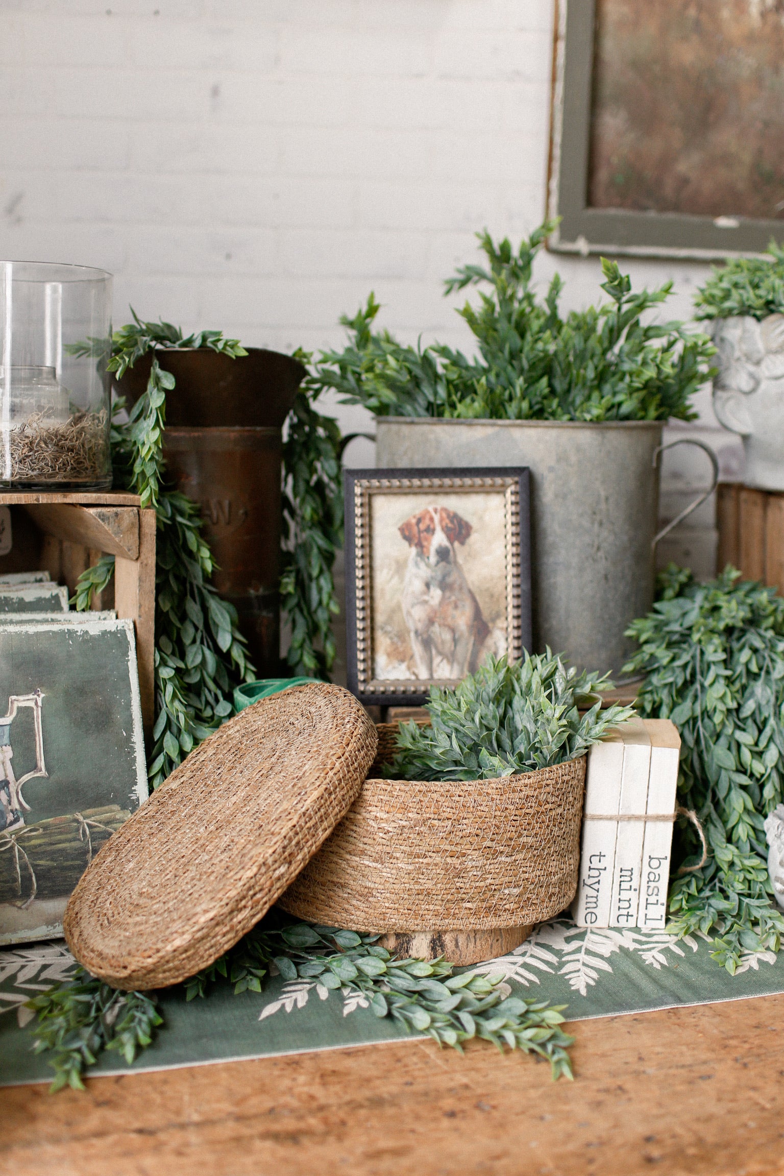 Hand-Woven Seagrass Basket The Little Burlap Barn®