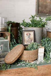 Hand-Woven Seagrass Basket The Little Burlap Barn®