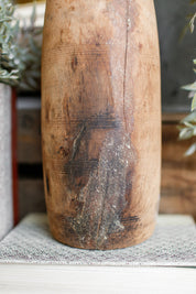 Vintage Wood Pot (M)