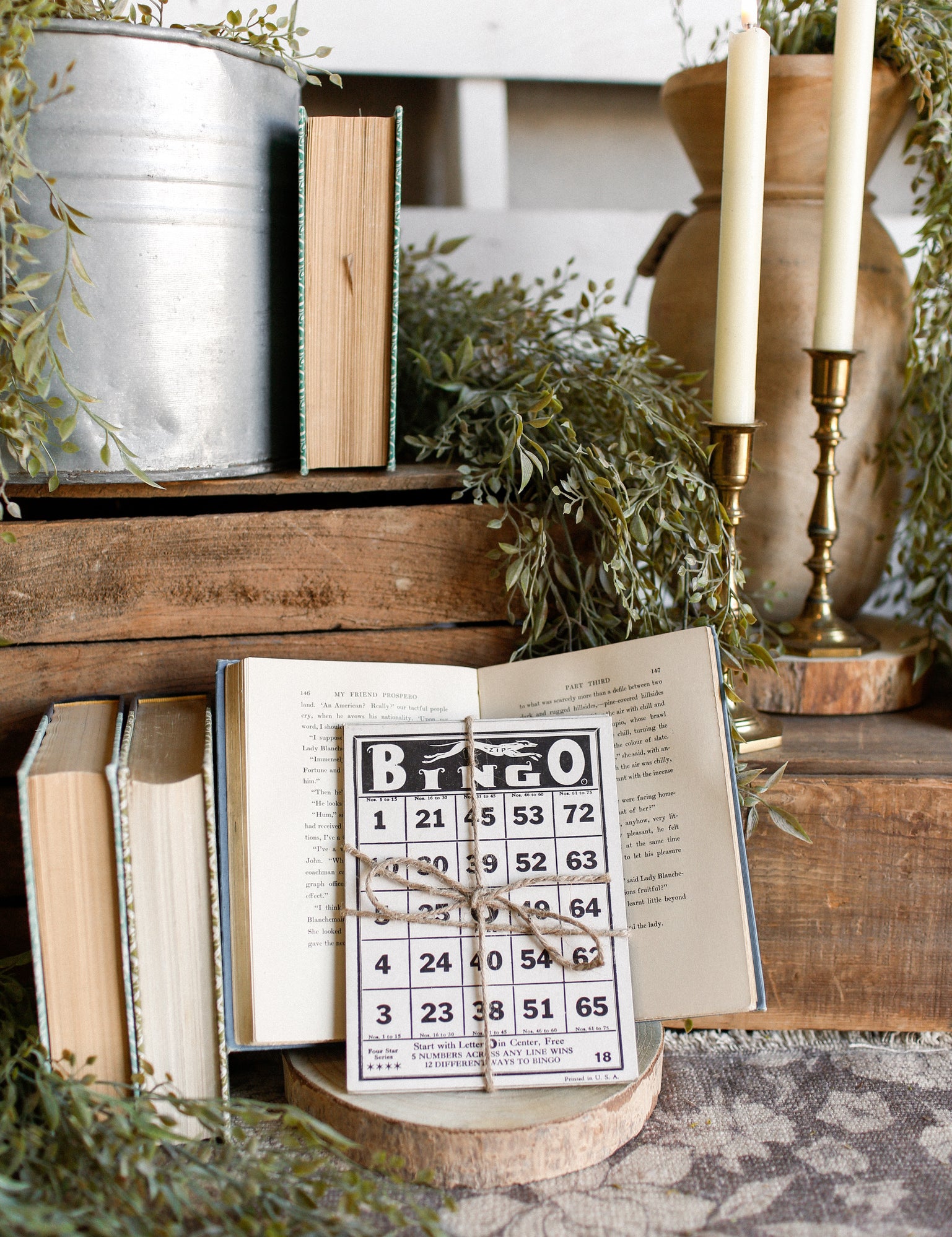 Vintage Bingo Cards The Little Burlap Barn®