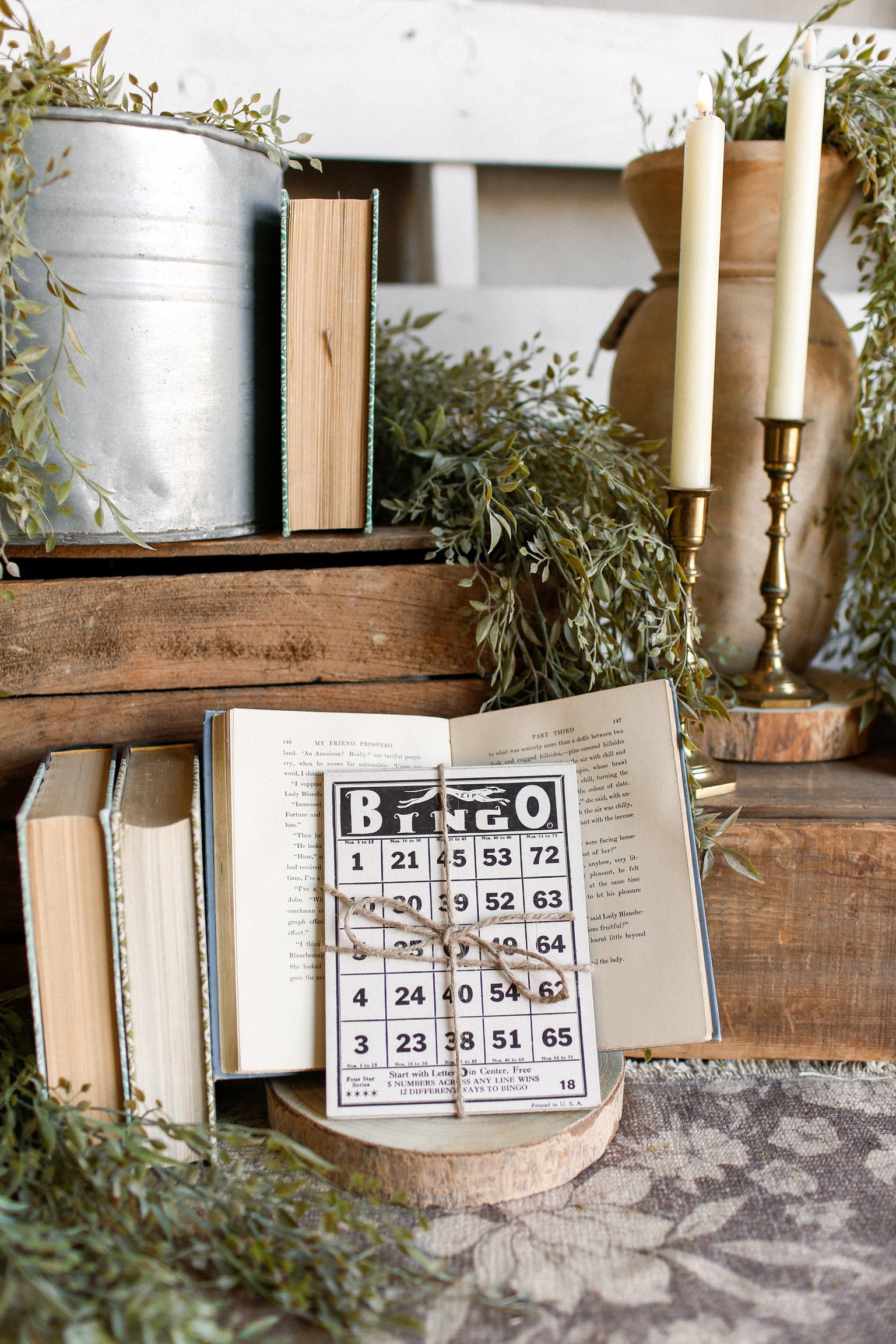 Vintage Bingo Cards The Little Burlap Barn®