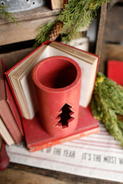 Handmade Clay Tree Lantern