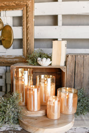 XXS Champagne Flameless Candle The Little Burlap Barn®