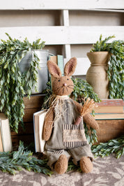 Handmade Ticking Stripe Bunny Doll