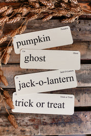 Halloween Flashcard