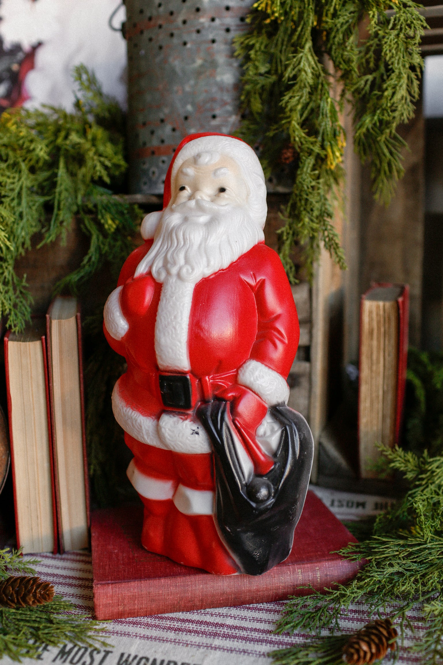 Vintage 1968 Empire Santa Blow Mold