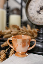 Vintage Fire King Peach Sugar