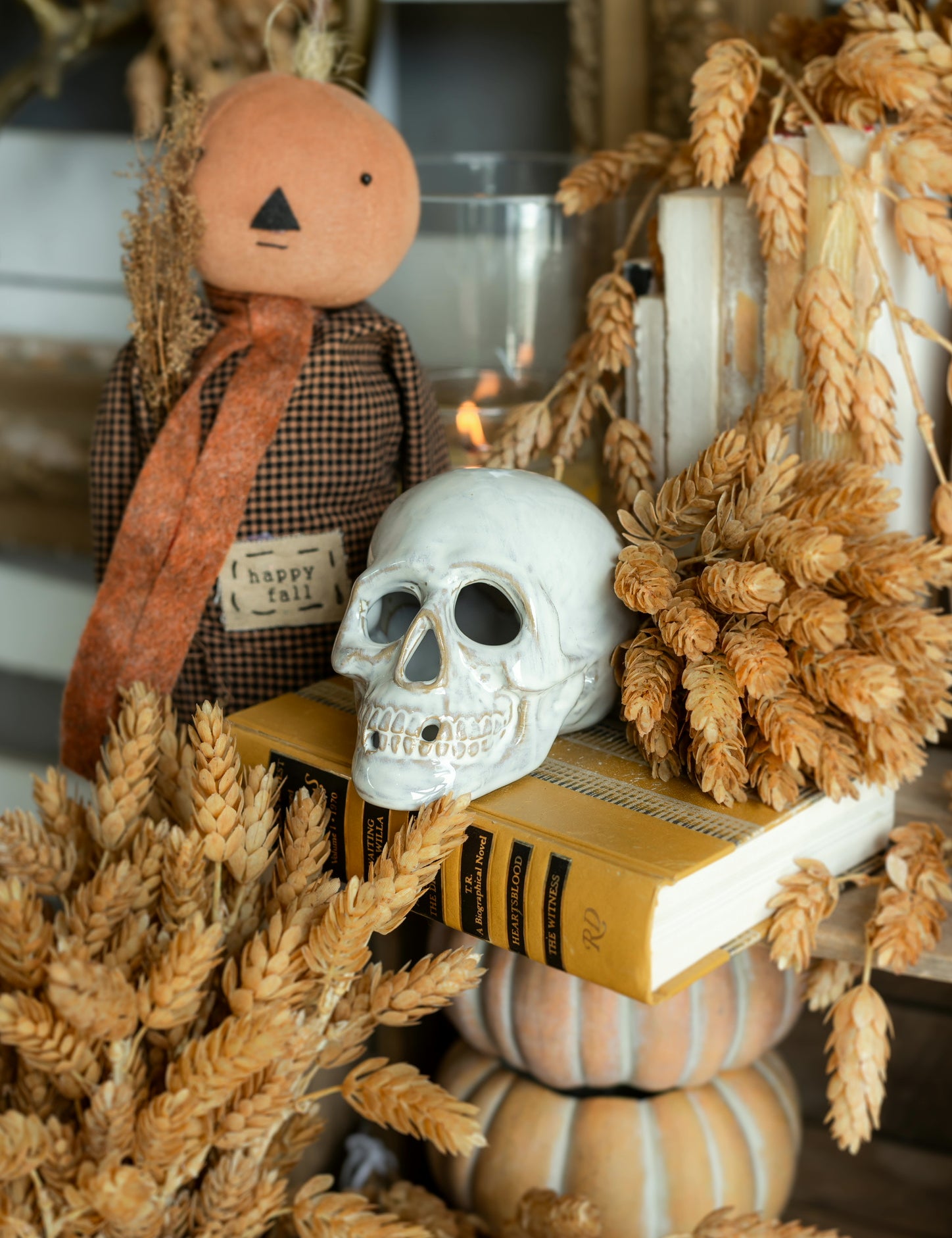 Ceramic Glazed Skull The Little Burlap Barn®