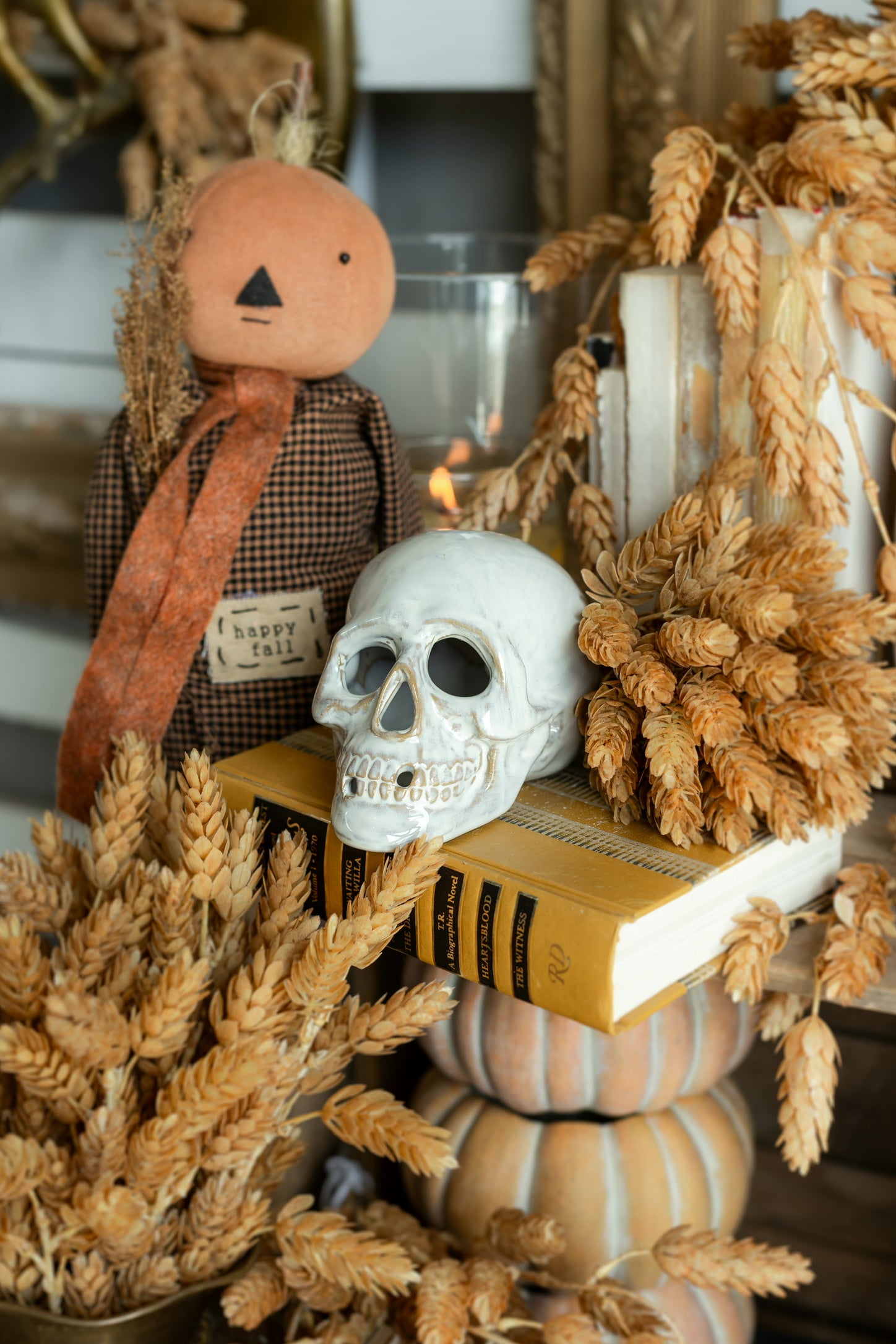 Ceramic Glazed Skull The Little Burlap Barn®