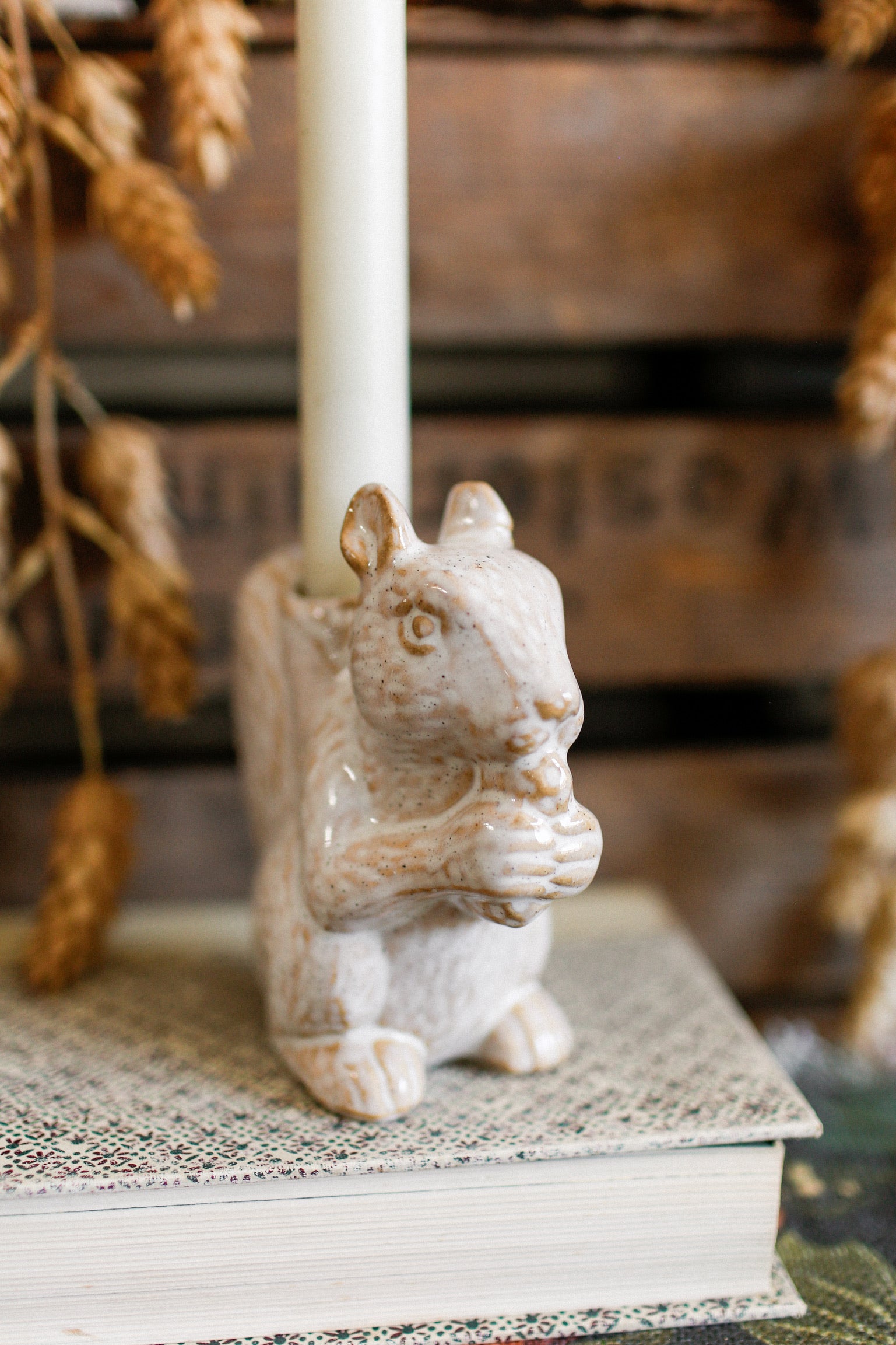Squirrel Candlestick